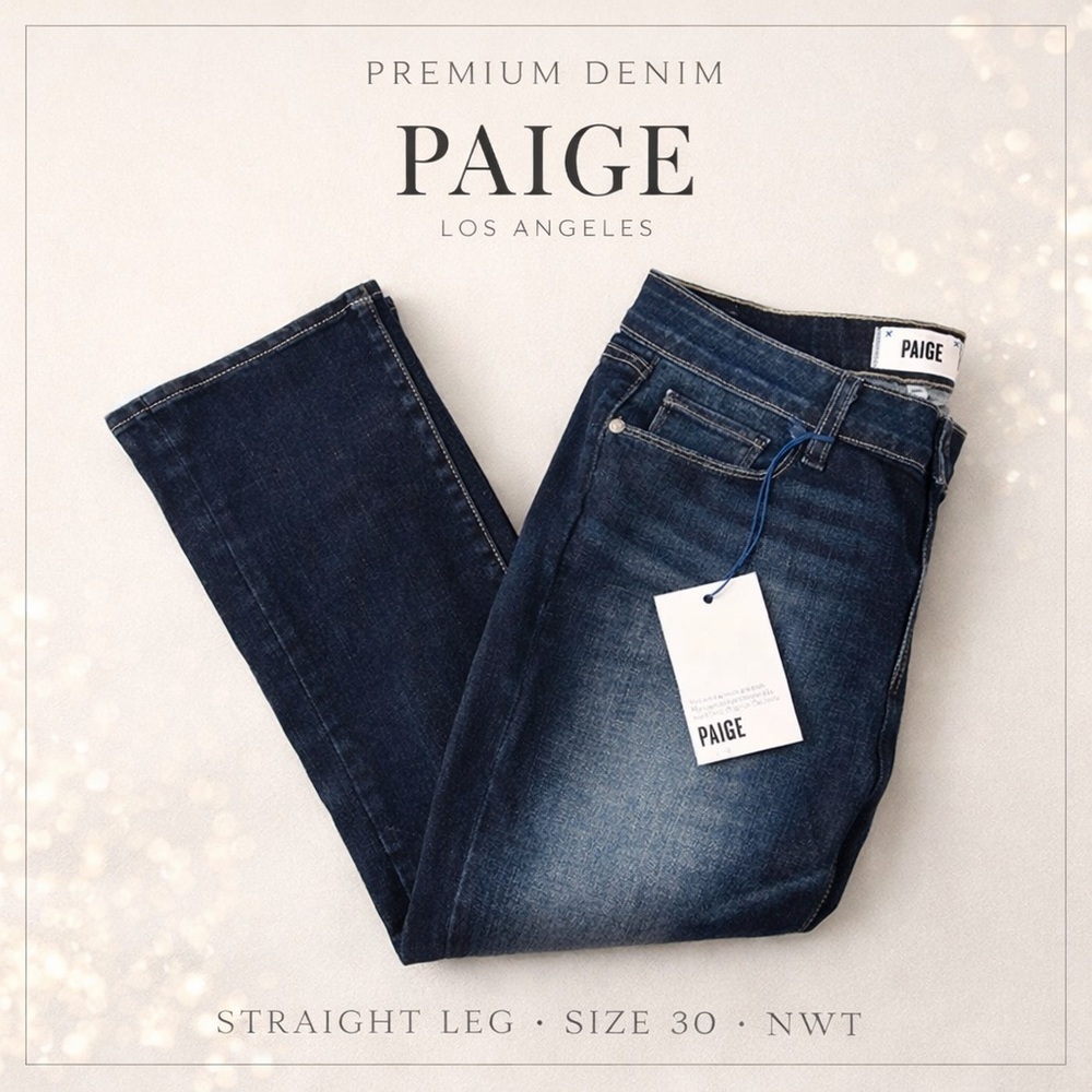 PAIGE Peg Skinny Dark Wash Premium Denim Women’s PAIGE Size 30 NWT Premium Denim